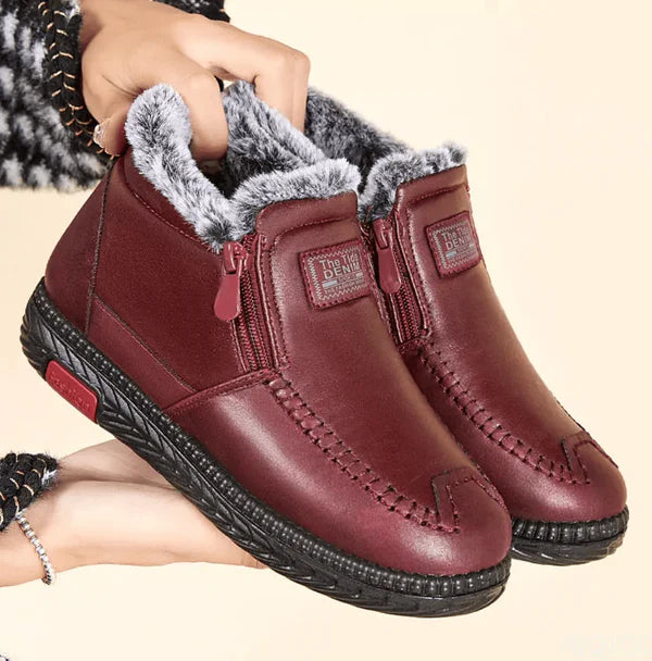 Bota de Inverno Ortopédica HotConfort - Impermeável e Aveludada [Oferta SOMENTE HOJE]