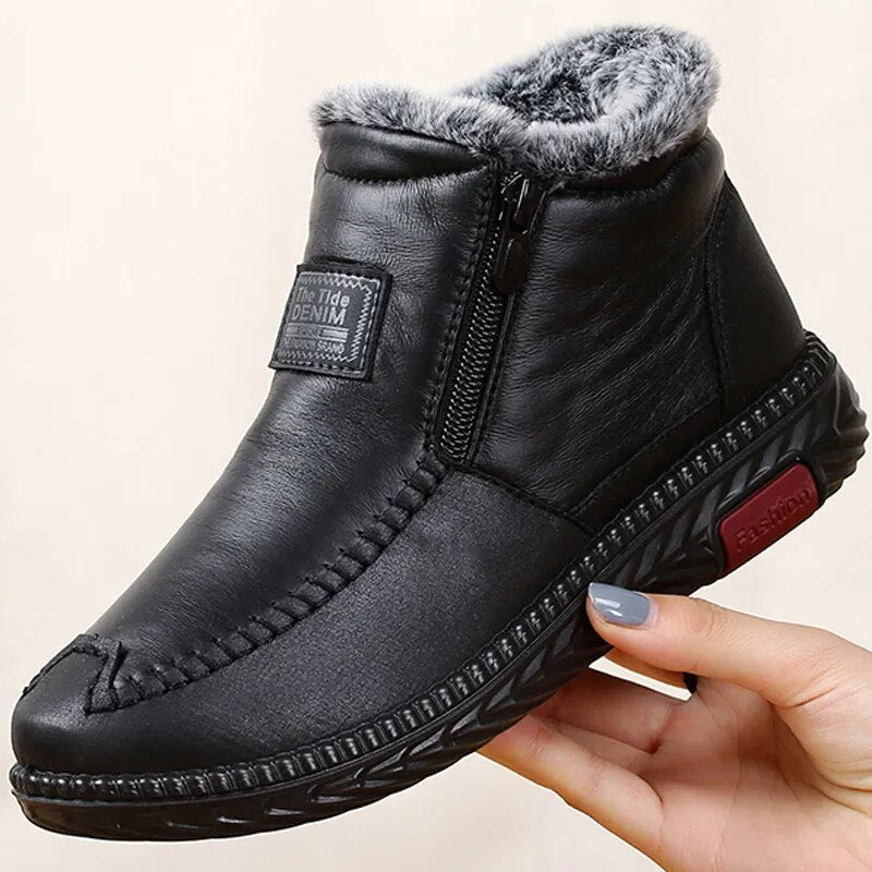 Bota de Inverno Ortopédica HotConfort - Impermeável e Aveludada [Oferta SOMENTE HOJE]